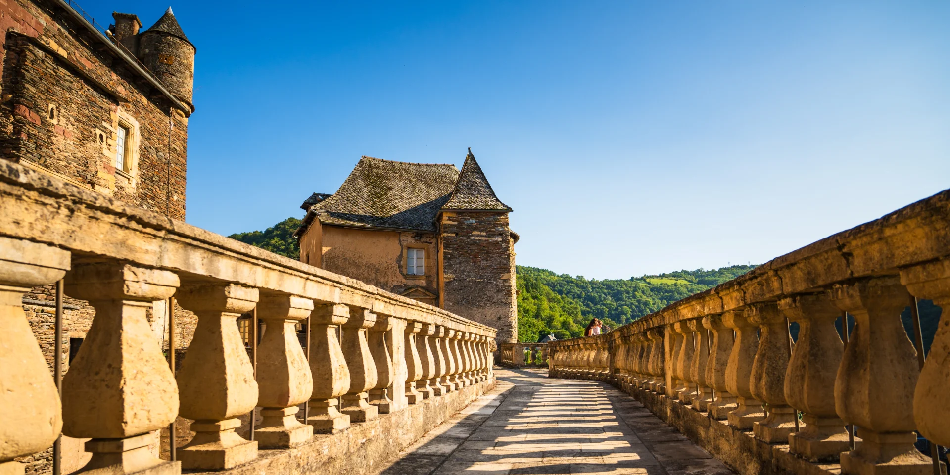 Terrasse du Château d'Estaing