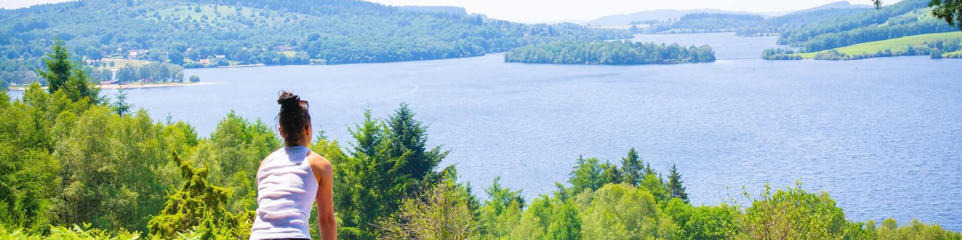 Puy de La Croix au Lac de Vassiviere sur le Parc Naturel de Millevaches en Limousin