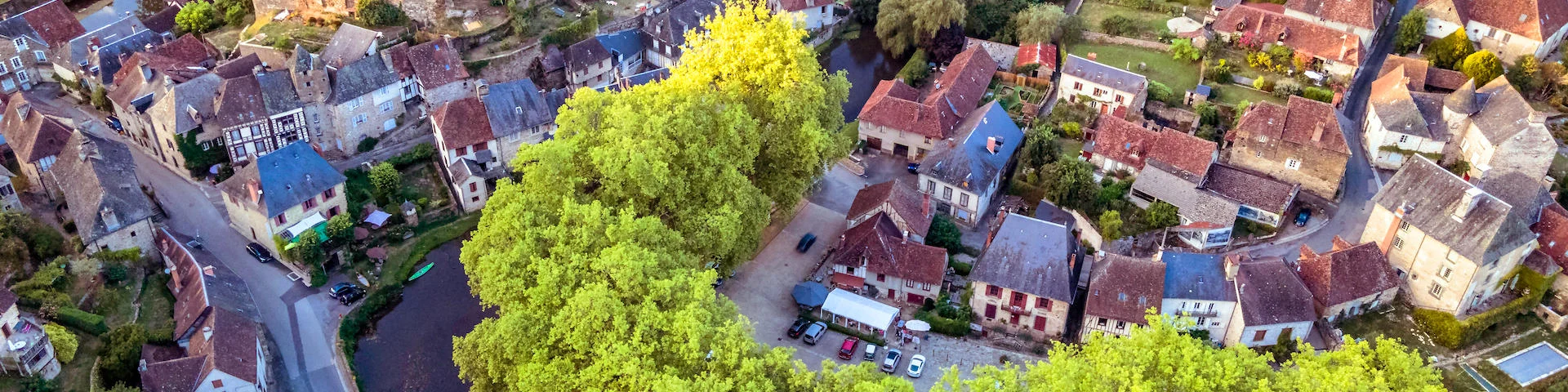 Ségur Le Château Vue Du Ciel