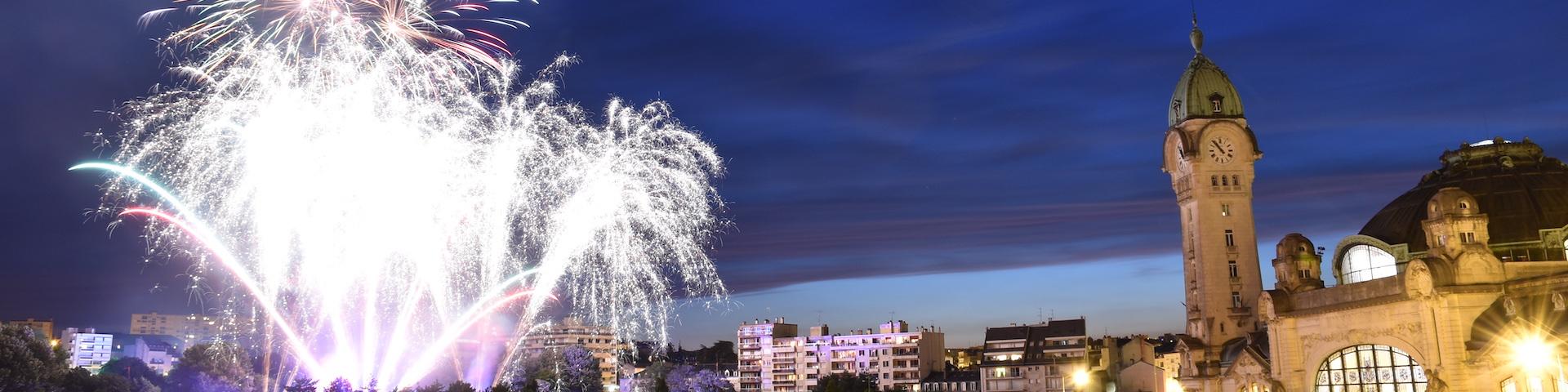 Feu Dartifice En Haute Vienne