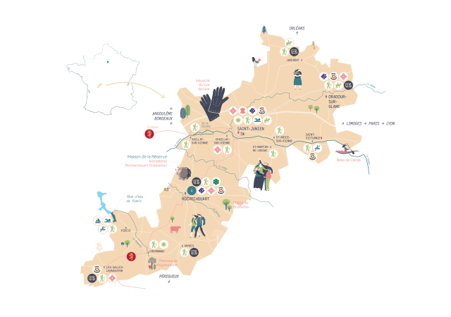 Carte France Et Porte Océane du Limousin