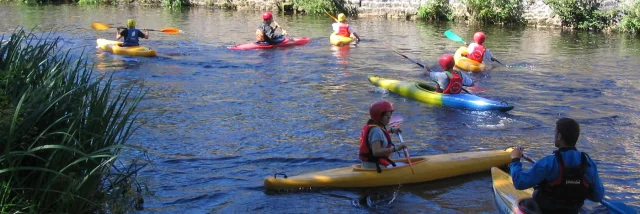 Canoë sur la Vienne, à Eymoutiers