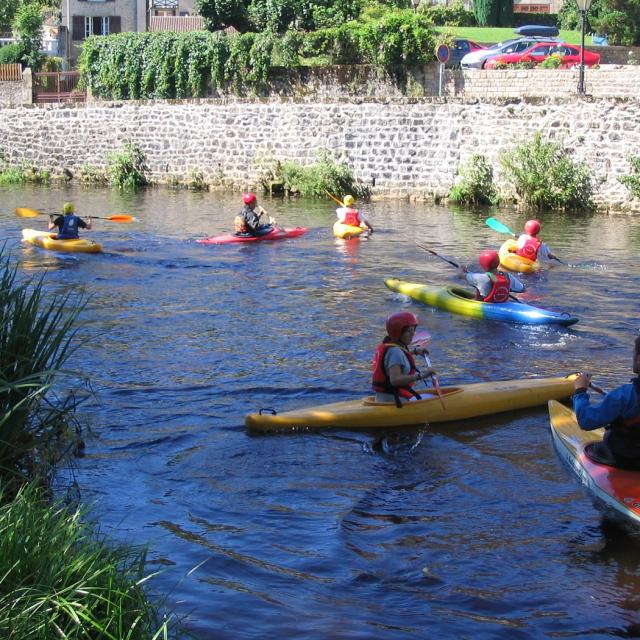 Canoë sur la Vienne, à Eymoutiers