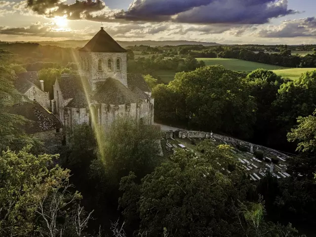 Vue Aérienne Le Chalard
