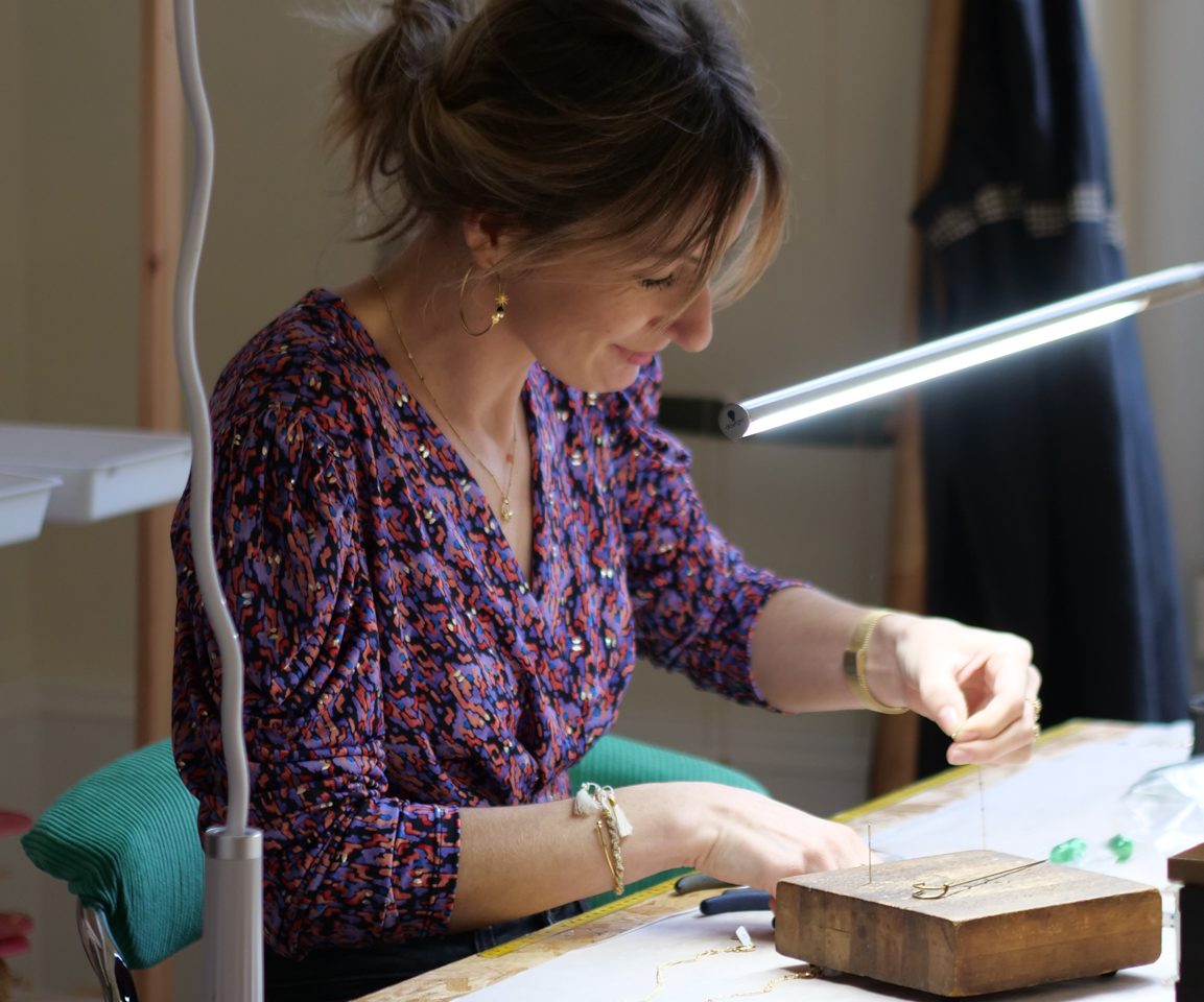 Marie Duvert, créatrice de bijoux