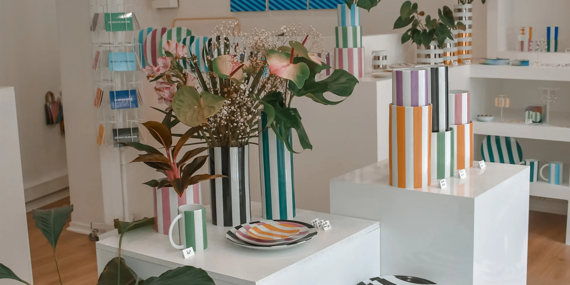 Porcelaine Coloree Design Limoges Zeste Electrique