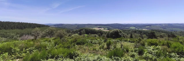 Vue Sur Le Plateau De Millevaches Puy Labesse Peyrat Le Chateau