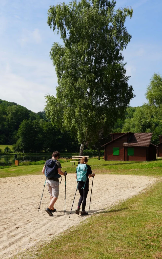 Plan Deau Sussac Randonneur