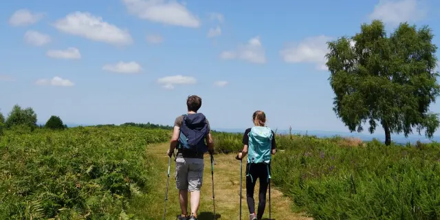 Au Mont Gargan hiker