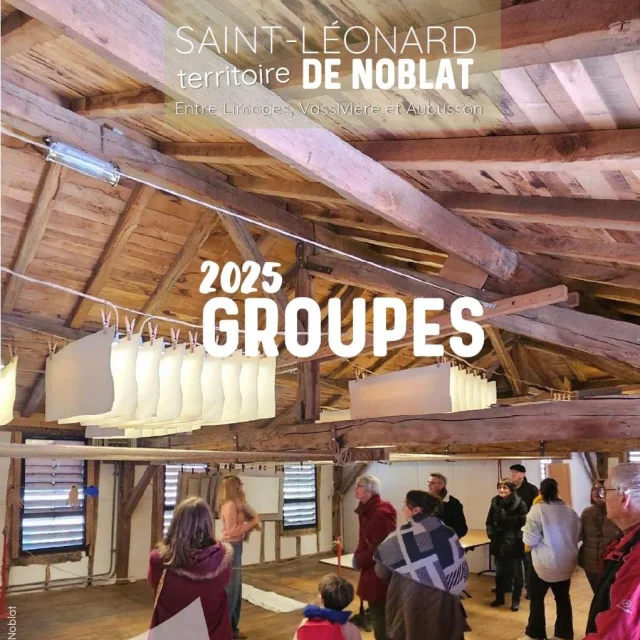 Visuel de la Brochure Groupes 2025 de Saint-Léonard de Noblat en Limousin