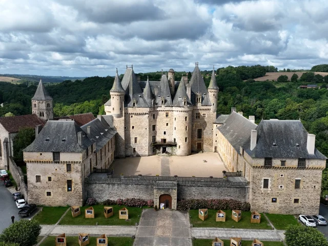 Chateau De Jumilhac Vue Drone Otperigordlimousin 2