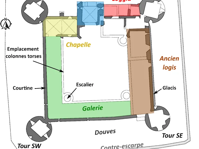 Chateau De Lavauguyon Plan