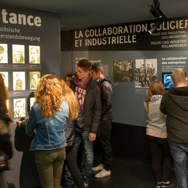 Centre de la mémoire d'Oradour - Visiteurs étudiants
