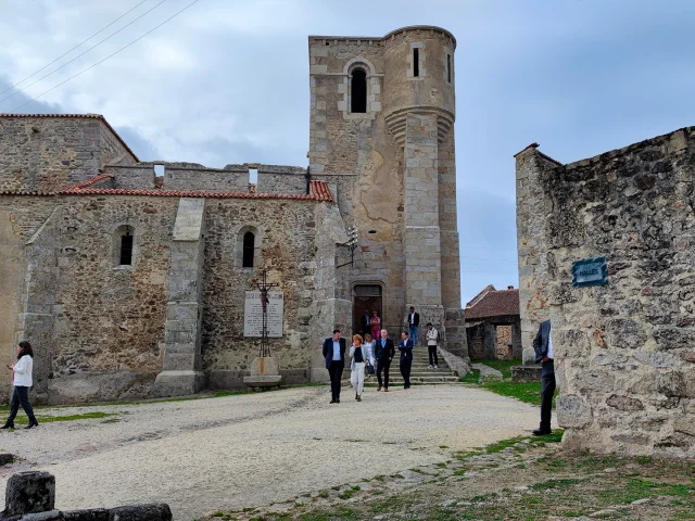 Centre de la mémoire d'Oradour - Ruine de l'église cristallisée