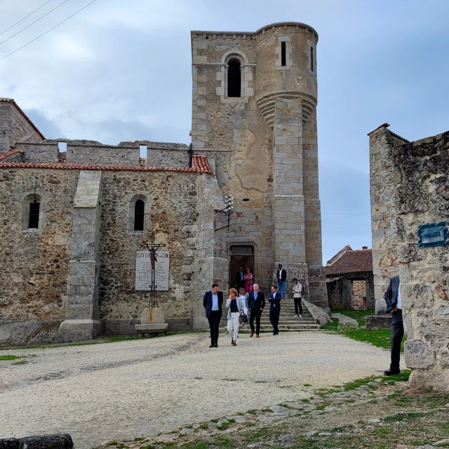 Centre de la mémoire d'Oradour - Ruine de l'église cristallisée