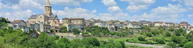 Vue De Chateauponsac Et Son Eglise