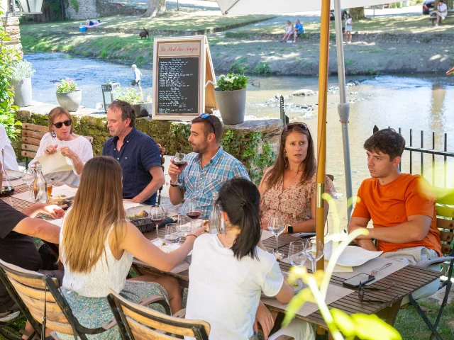 Restaurant La Part Des Anges. Terrasse