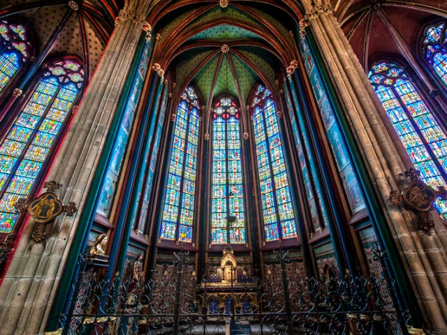 Cathedrale Vitraux Ville De Limoges A. Bernardet