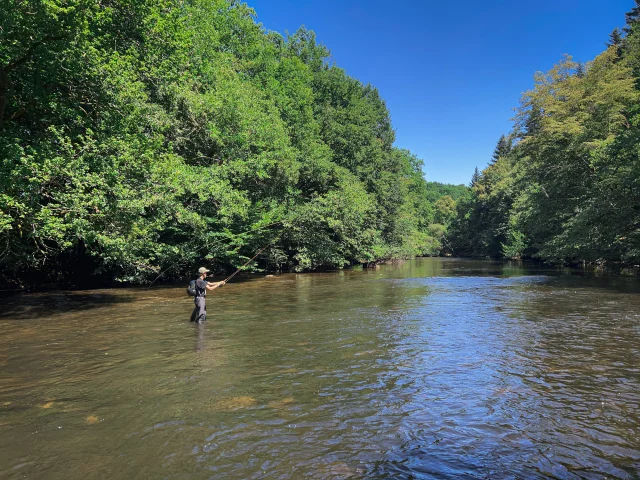 The Vienne at Saint Léonard de Noblat is one of the best spots for trout and grayling fishing in Limousin.