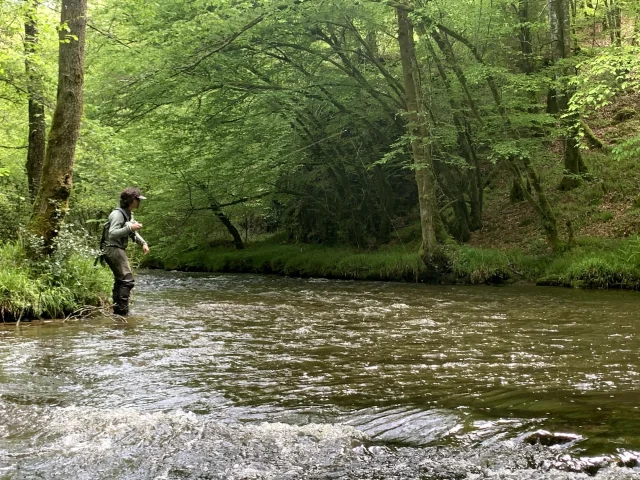 Where to fish for trout and grayling in Limousin - Rivière la Combade in Haute-Vienne