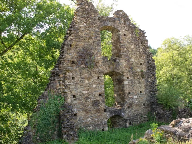 Ruines De La Forteresse De Chalucet Ligoure