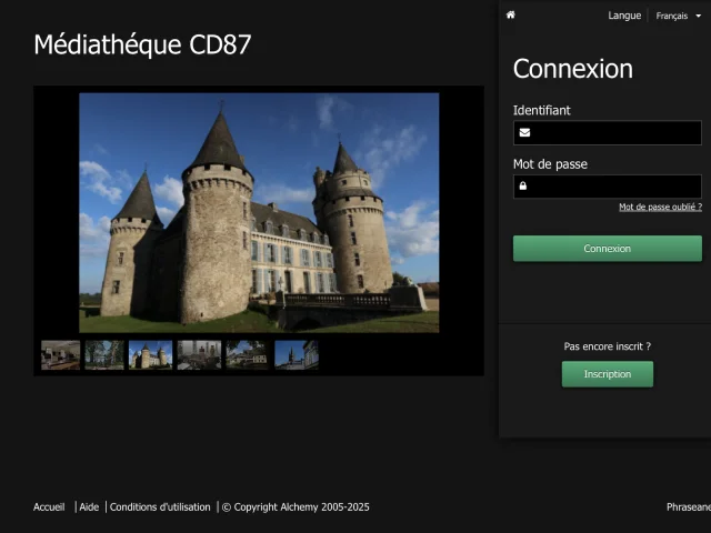Page Accueil Phototheque