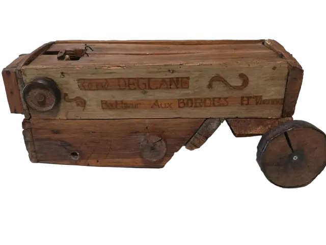 Jouet en bois - Batteuse agricole