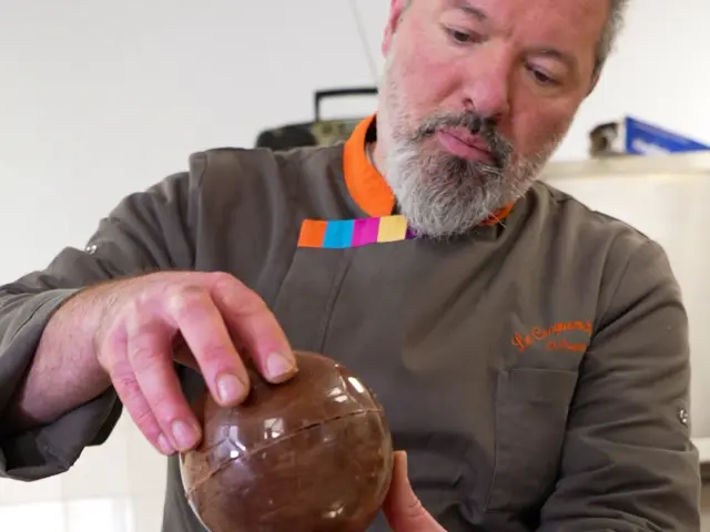 Easter chocolate Eggs by the Croquembouche in Saint-Yrieix-la-Perche