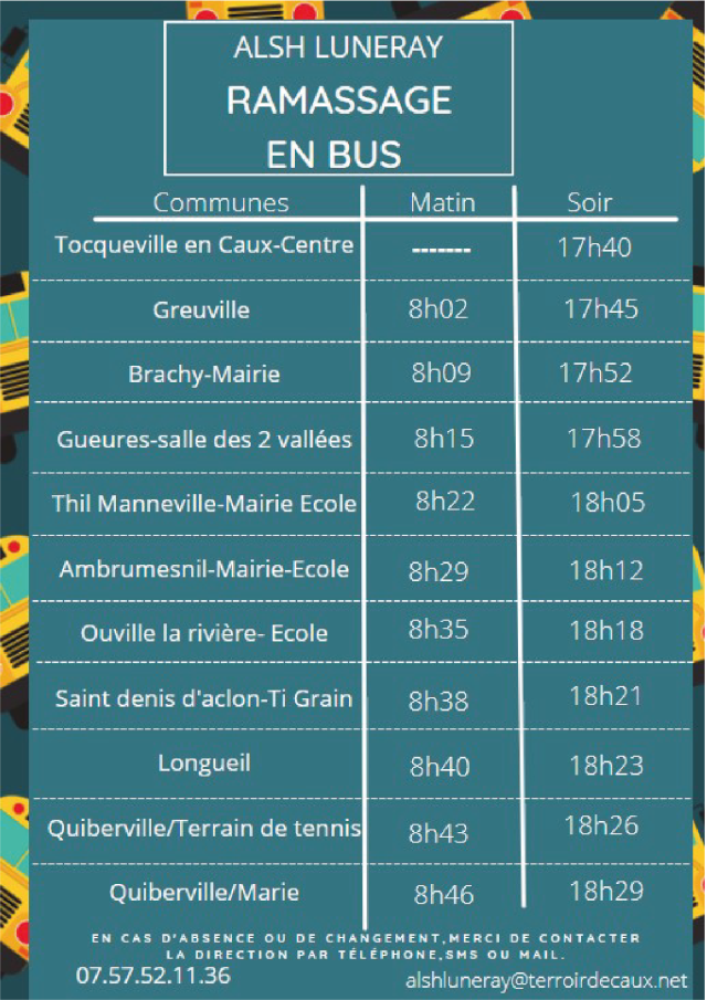 Bus Alsh Luneray Avril 23