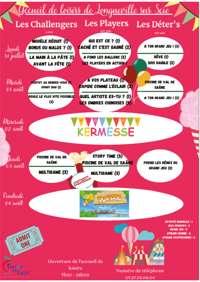 Planning S4 2 Alsh Longueville Juillet 2023