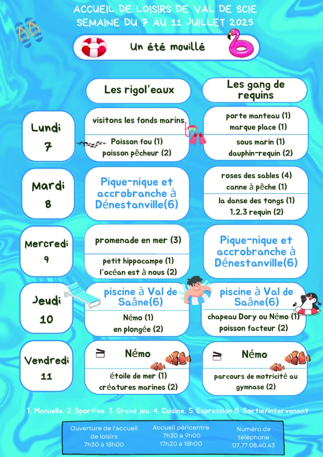 Ete 2025 Semaine 1 Page 1