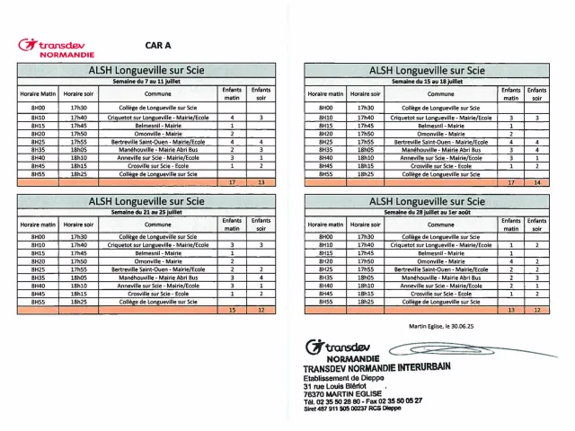Bus Longueville Ete 2025 Page 1