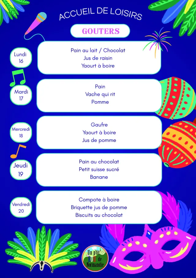 Menus Et Gouters Page 2