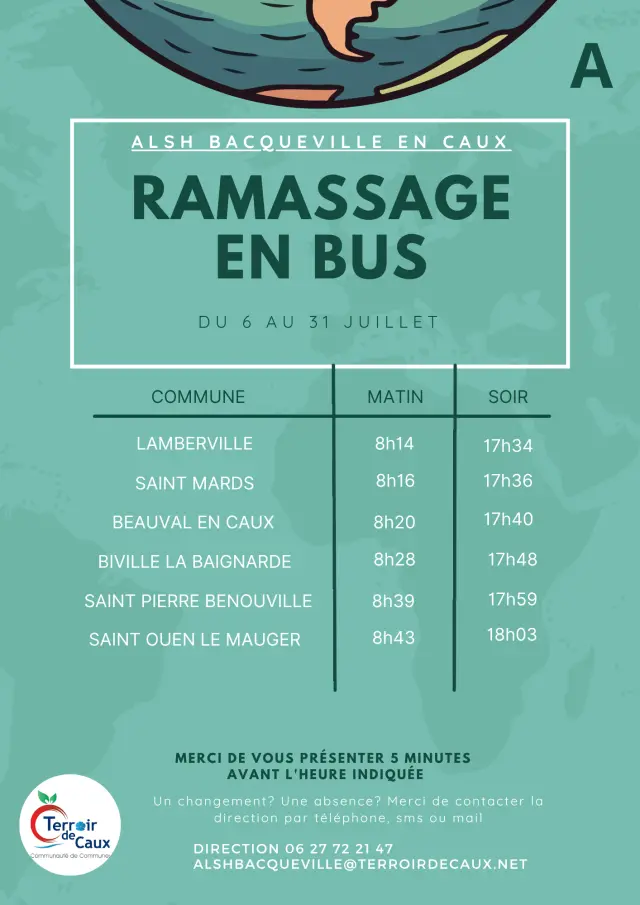 Horaires Bus A