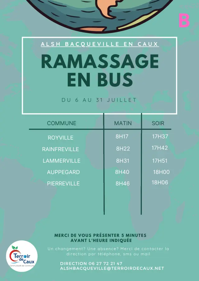 Horaires Bus B