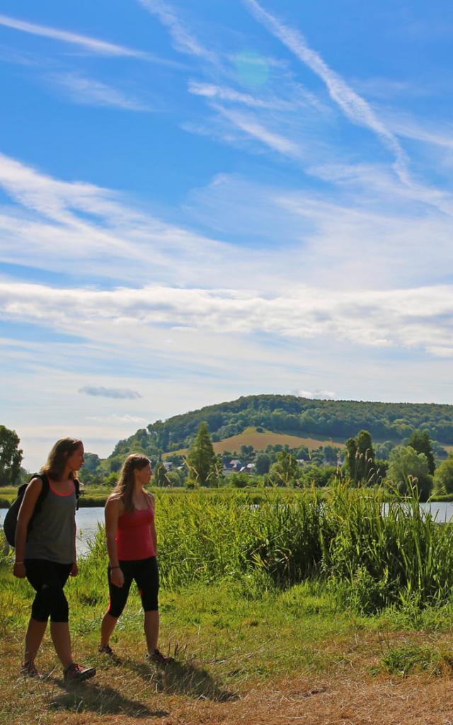 Wanderung zu den Teichen Saint-Germain-d'Étables