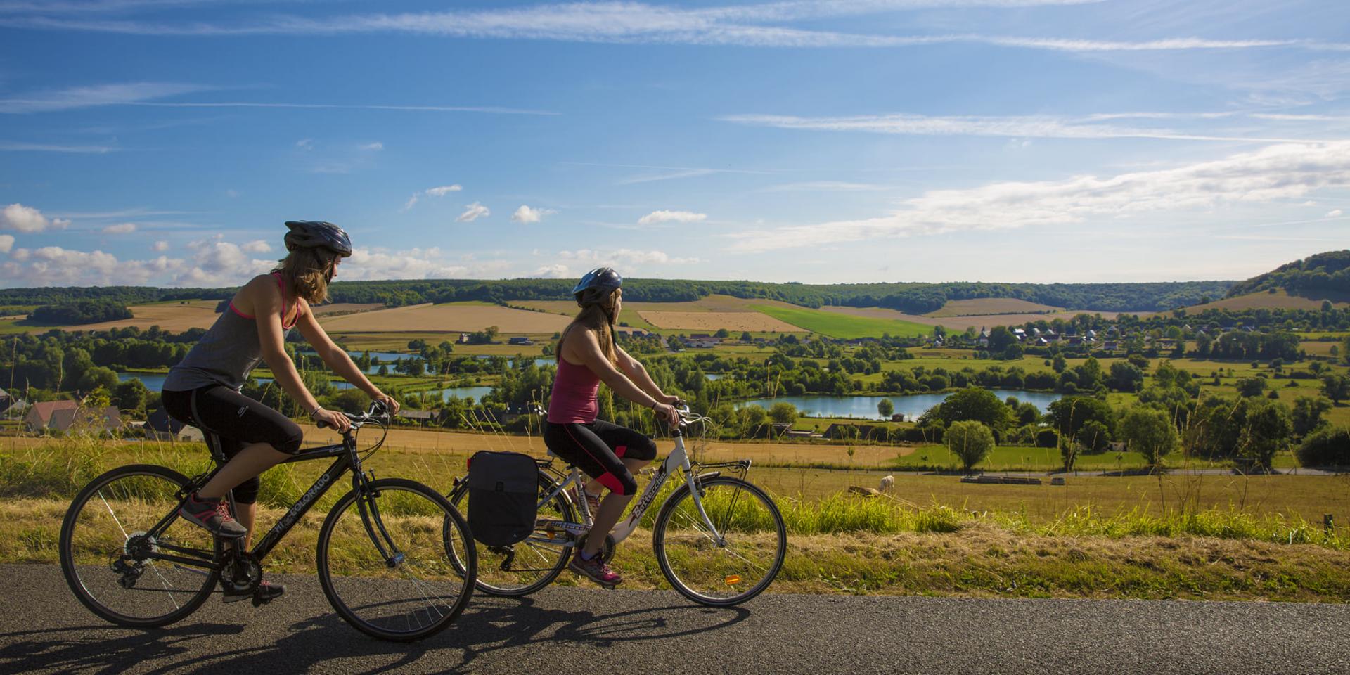 Panorama of the Varenne by bike