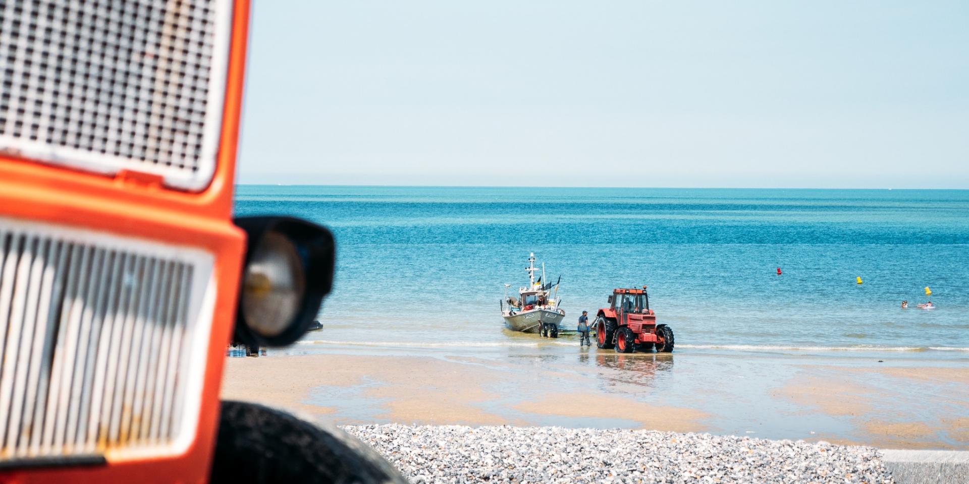 Return of fishing Quiberville