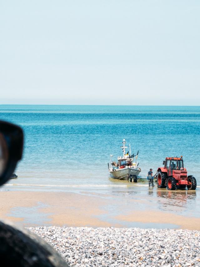 Return of fishing Quiberville