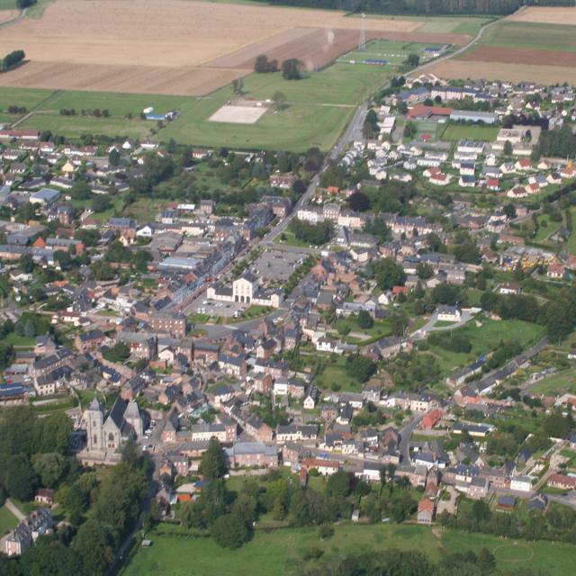 Bacqueville-en-Caux seen from above