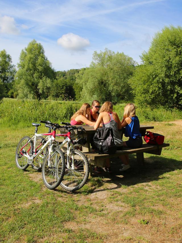 Pause au bord de l'eau
