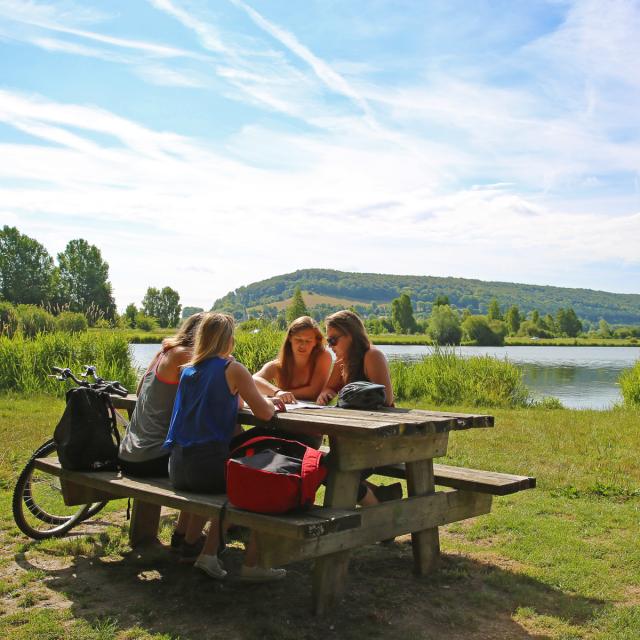 Pause au bord de l'eau
