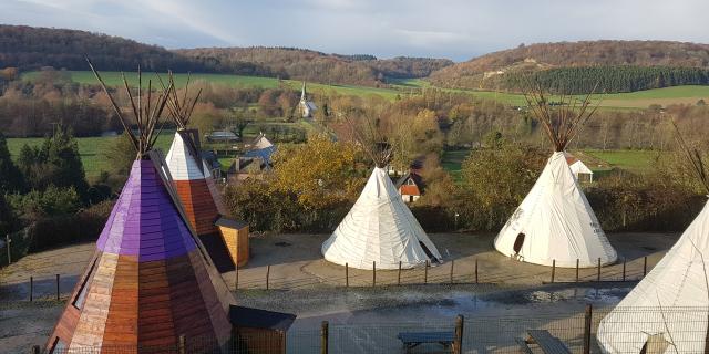 Tipi Camping En Automne Muchedent