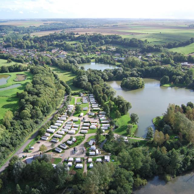 Camping De La Vallée Gueures Luftaufnahme