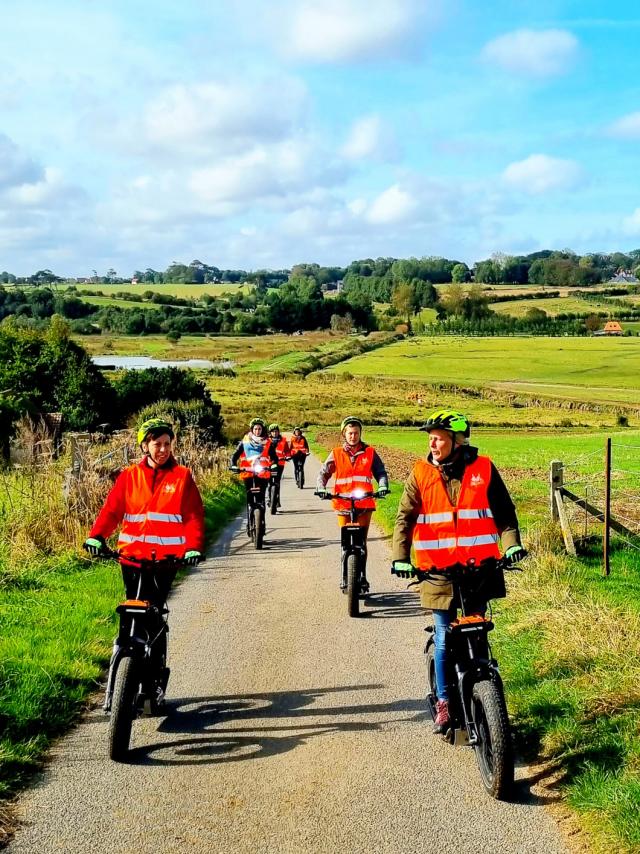 Découvrez le terroir de caux en trottinette électrique tout terrain