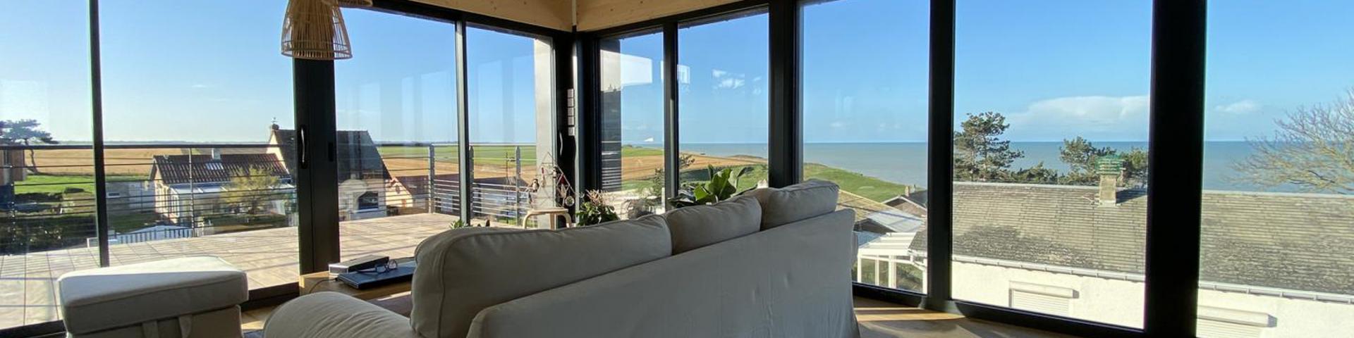 Living Room With Sea View
