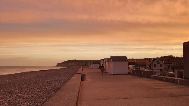 La promenade et ses cabines