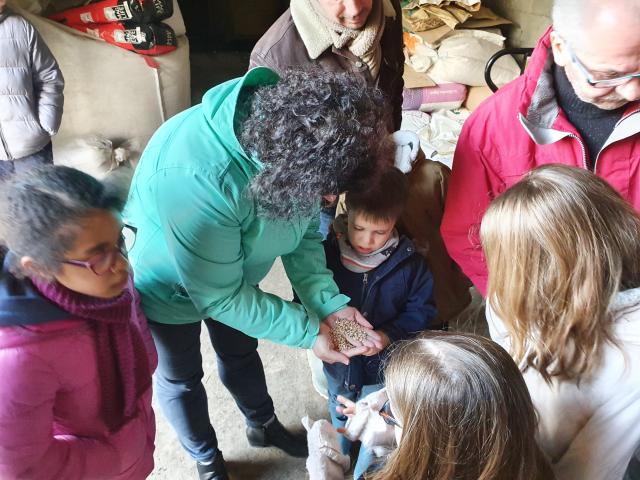 Visite en famille à la Ferme du Petit Fumechon, Saint-Vaast-du-Val