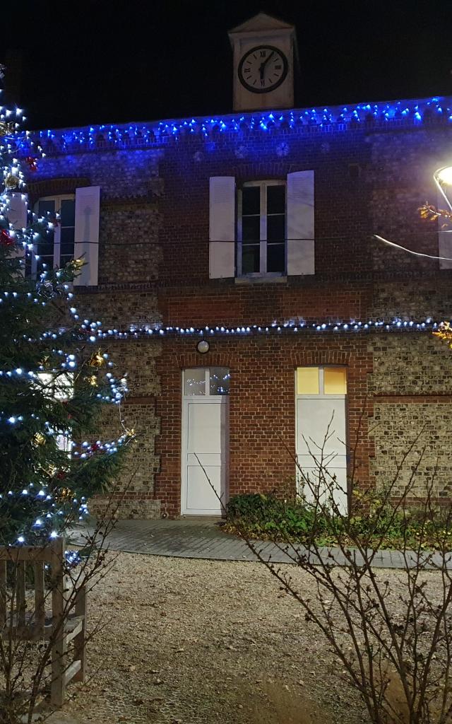 Mairie illuminée