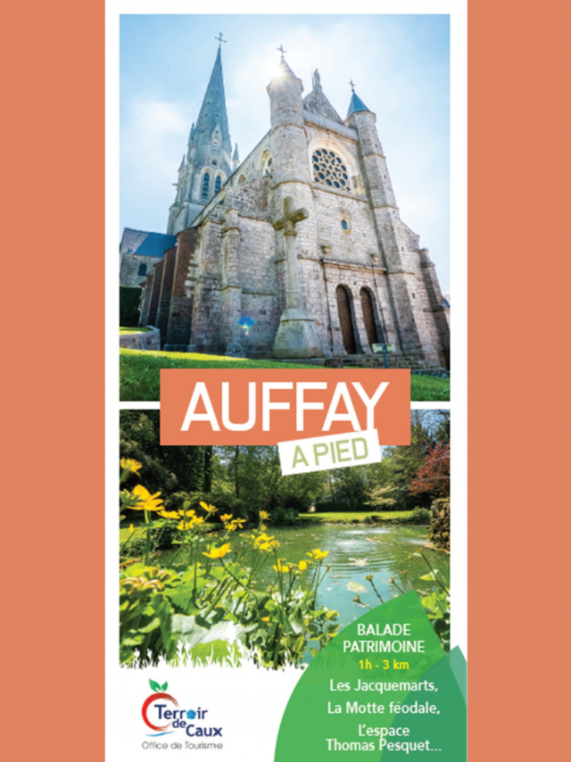 Dépliant Auffay à pied
